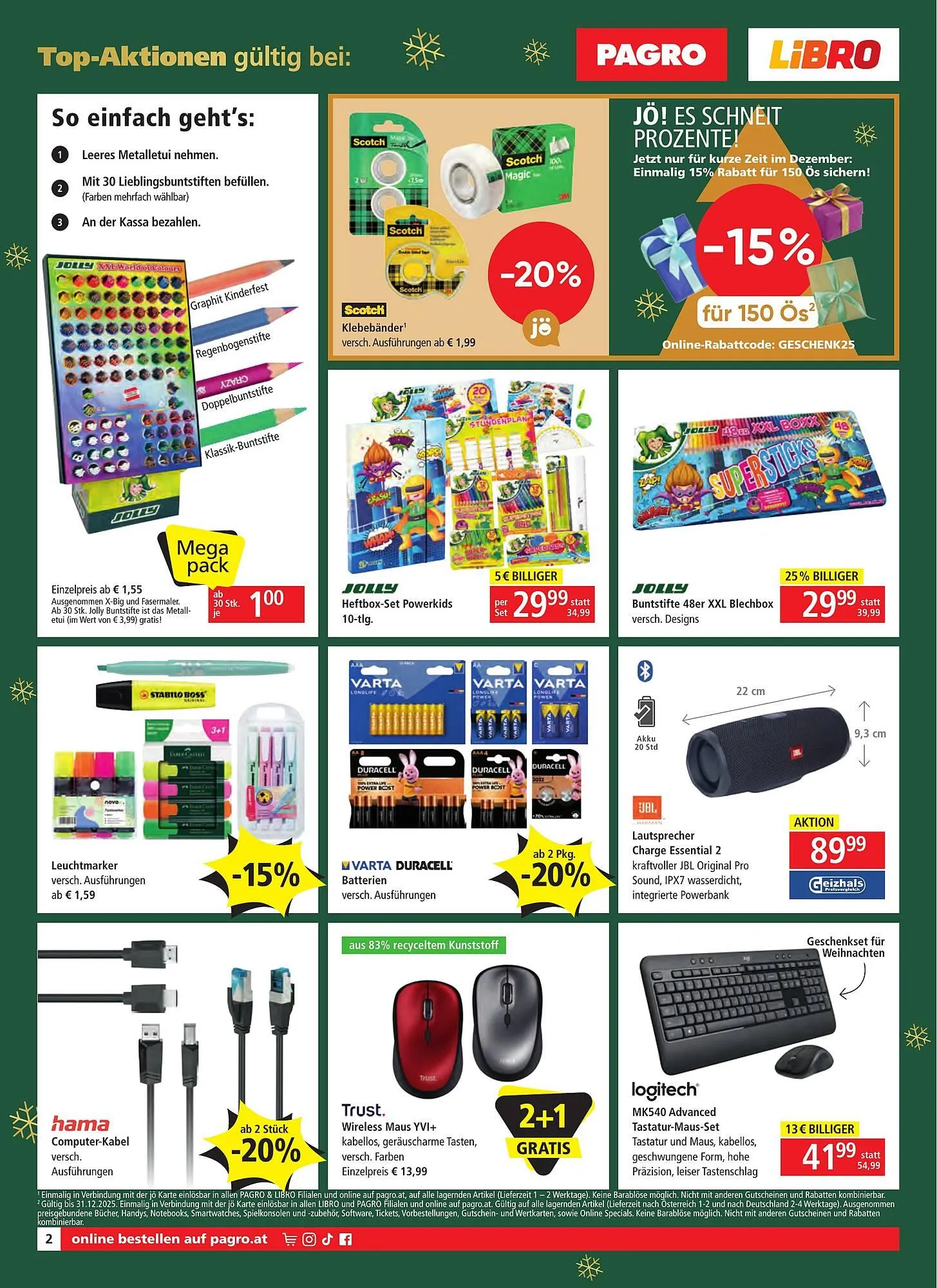 Pagro Diskont Flugblatt von 11. Dezember bis 24. Dezember 2025 - Flugblätt seite 2