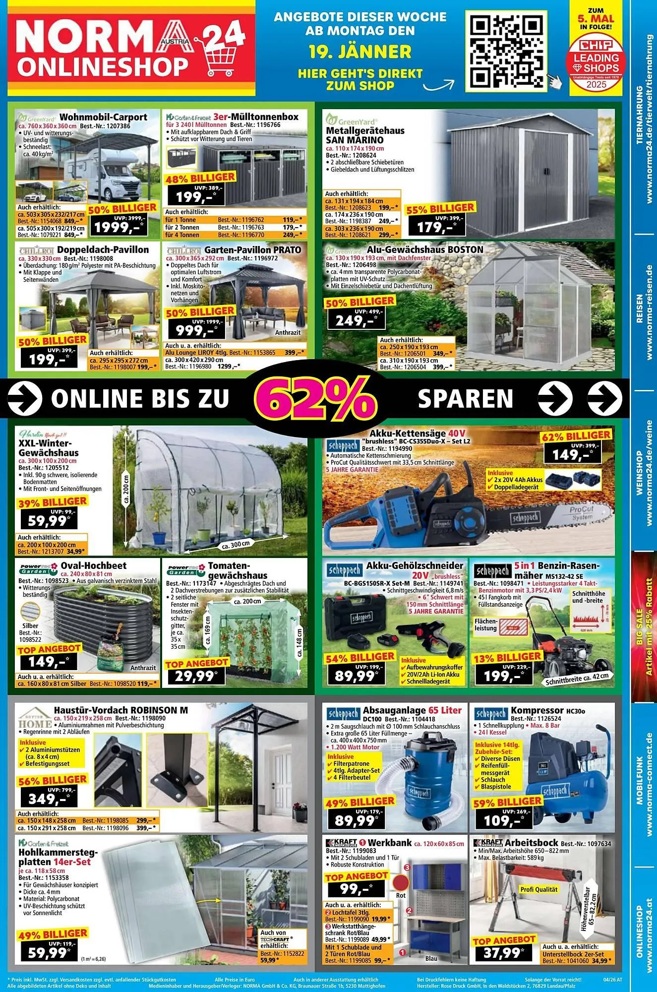 Norma Prospekt von 26. Jänner bis 1. Februar 2026 - Flugblätt seite  19