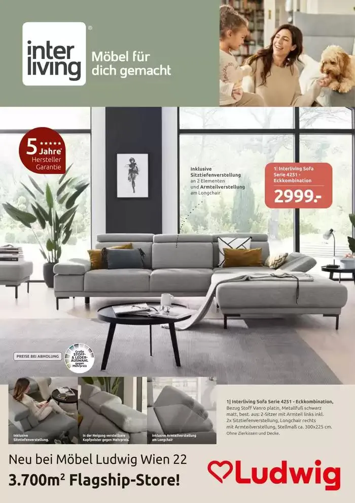 Möbel Ludwig katalog von 30. Jänner bis 15. Februar 2025 - Flugblätt seite  1