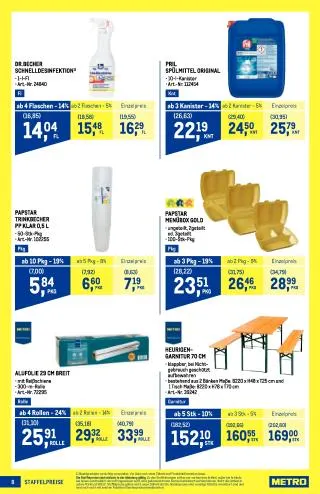 METRO Flugblatt Food - Profi von 9. Juli bis 22. Juli 2026 - Flugblätt seite 8