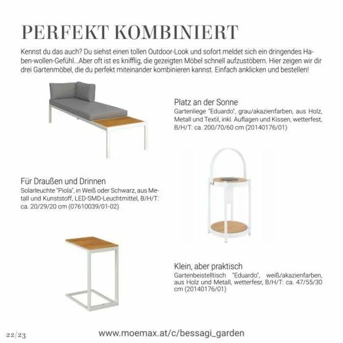 Bessagi Garden von 11. Juni bis 31. Dezember 2024 - Flugblätt seite 14