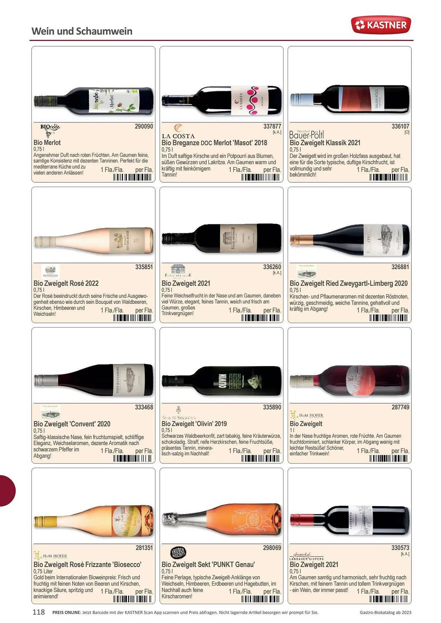 Kastner Flugblatt von 15. September bis 30. Dezember 2023 - Flugblätt seite  120