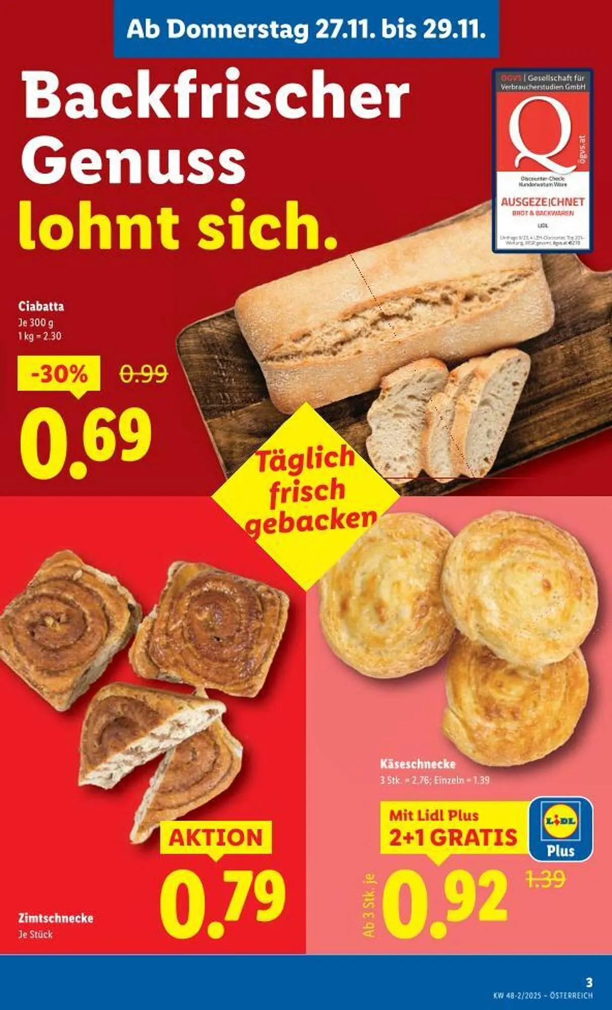 Lidl Flugblatt von 27. November bis 3. Dezember 2025 - Flugblätt seite 6