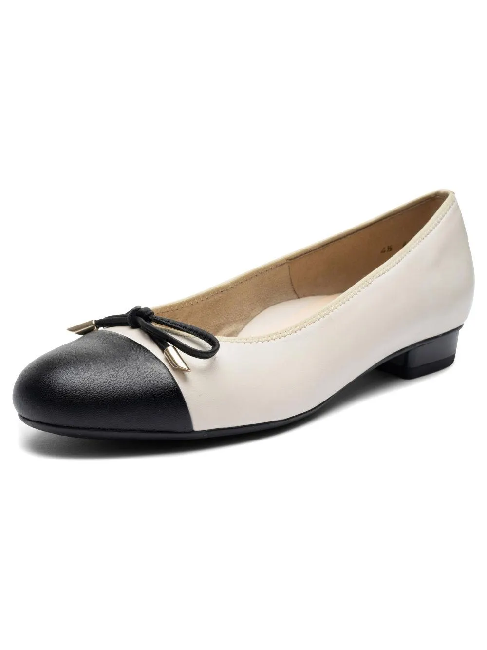 Ballerina Bari schwarz cream