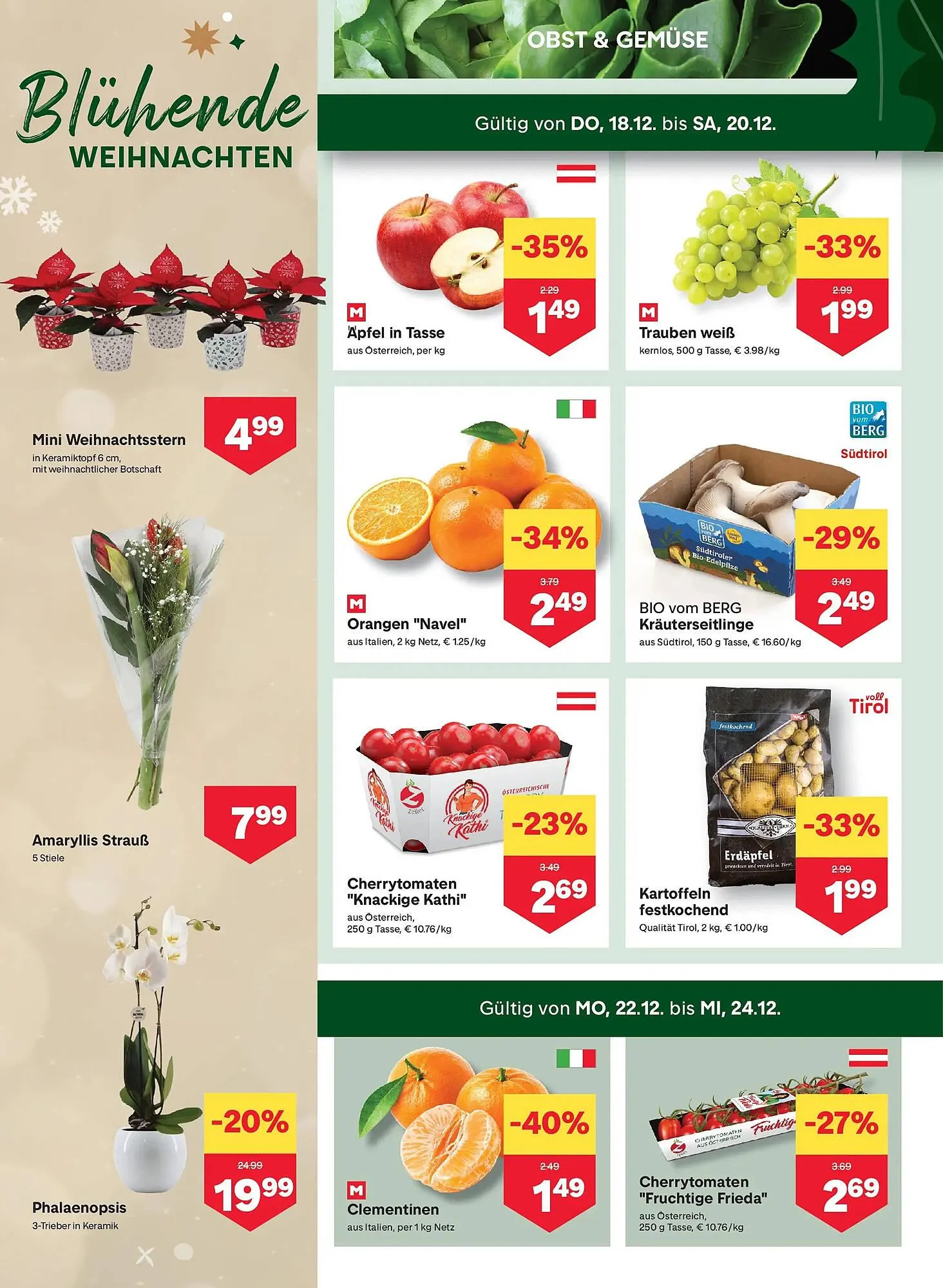 MPreis Flugblatt von 18. Dezember bis 24. Dezember 2025 - Flugblätt seite  4