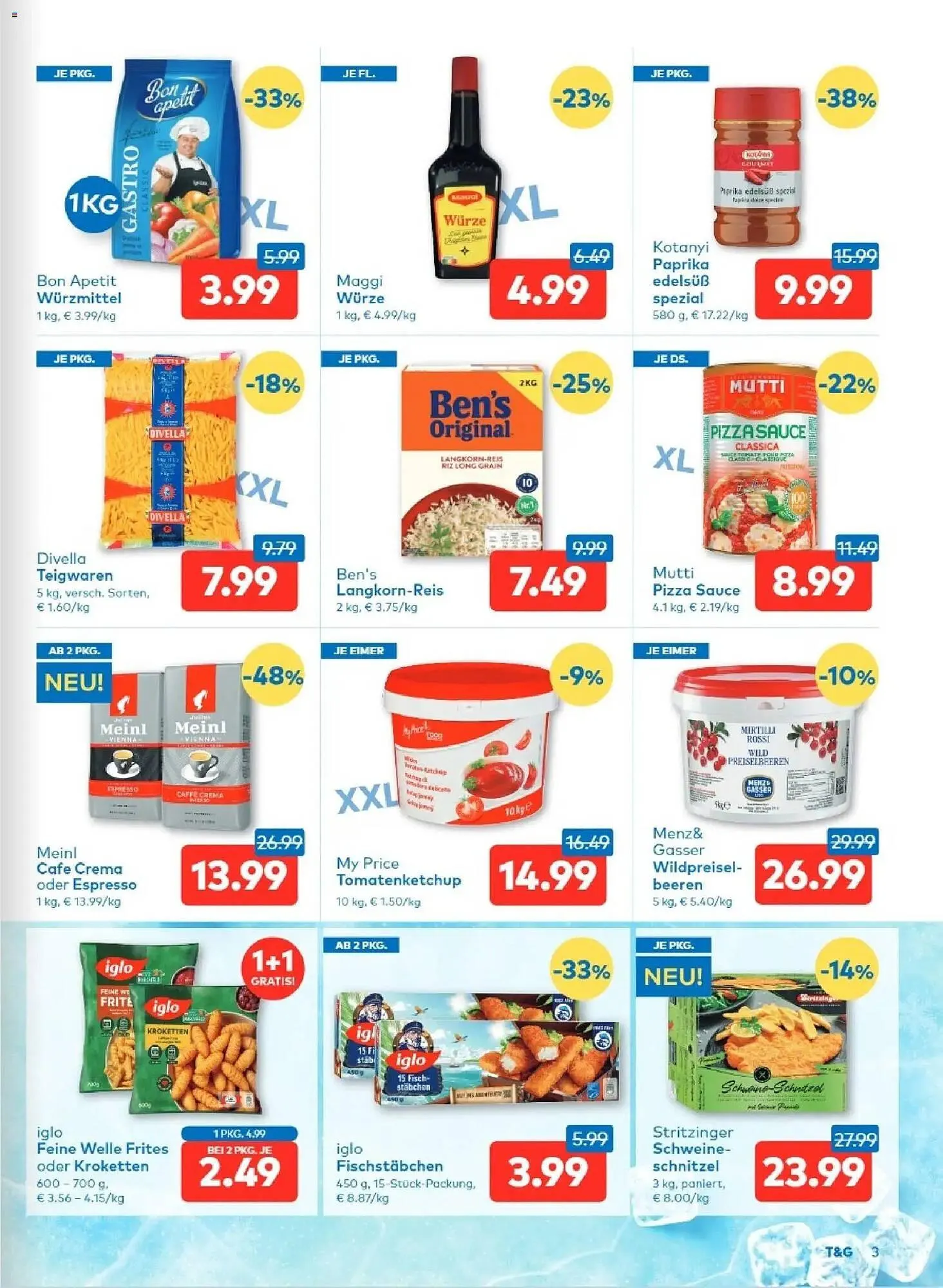 T&G Flugblatt von 31. Dezember bis 14. Jänner 2026 - Flugblätt seite  3
