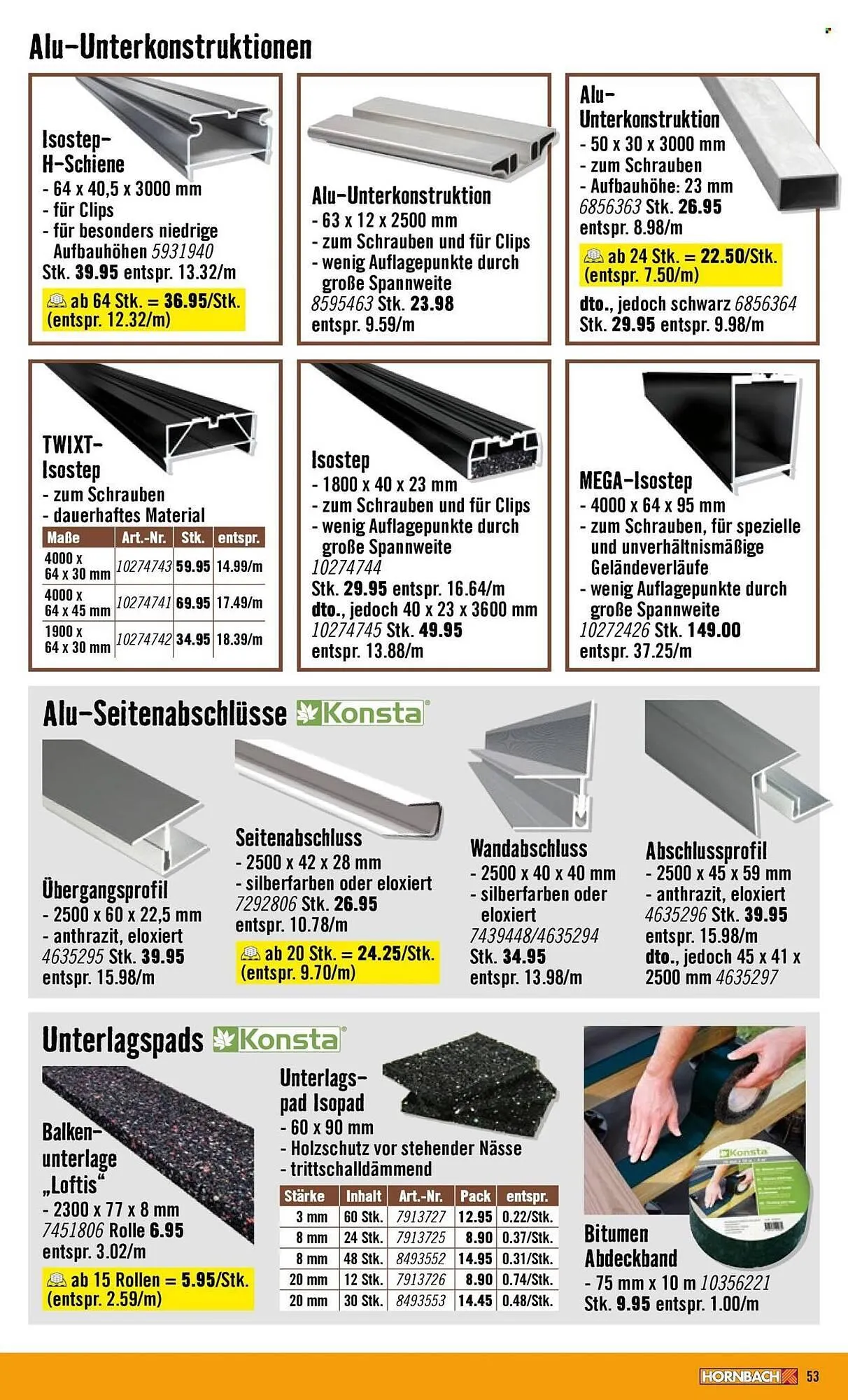 Hornbach Flugblatt von 18. Februar bis 18. März 2026 - Flugblätt seite 53