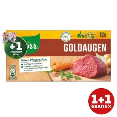 Knorr Suppenwürfel Goldaugen