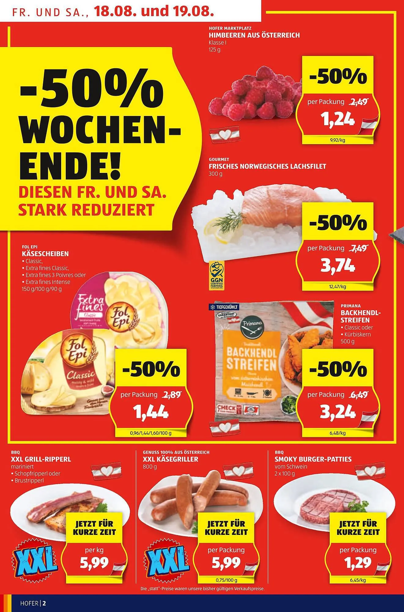 Hofer Flugblatt von 18. August bis 24. August 2023 - Flugblätt seite  2