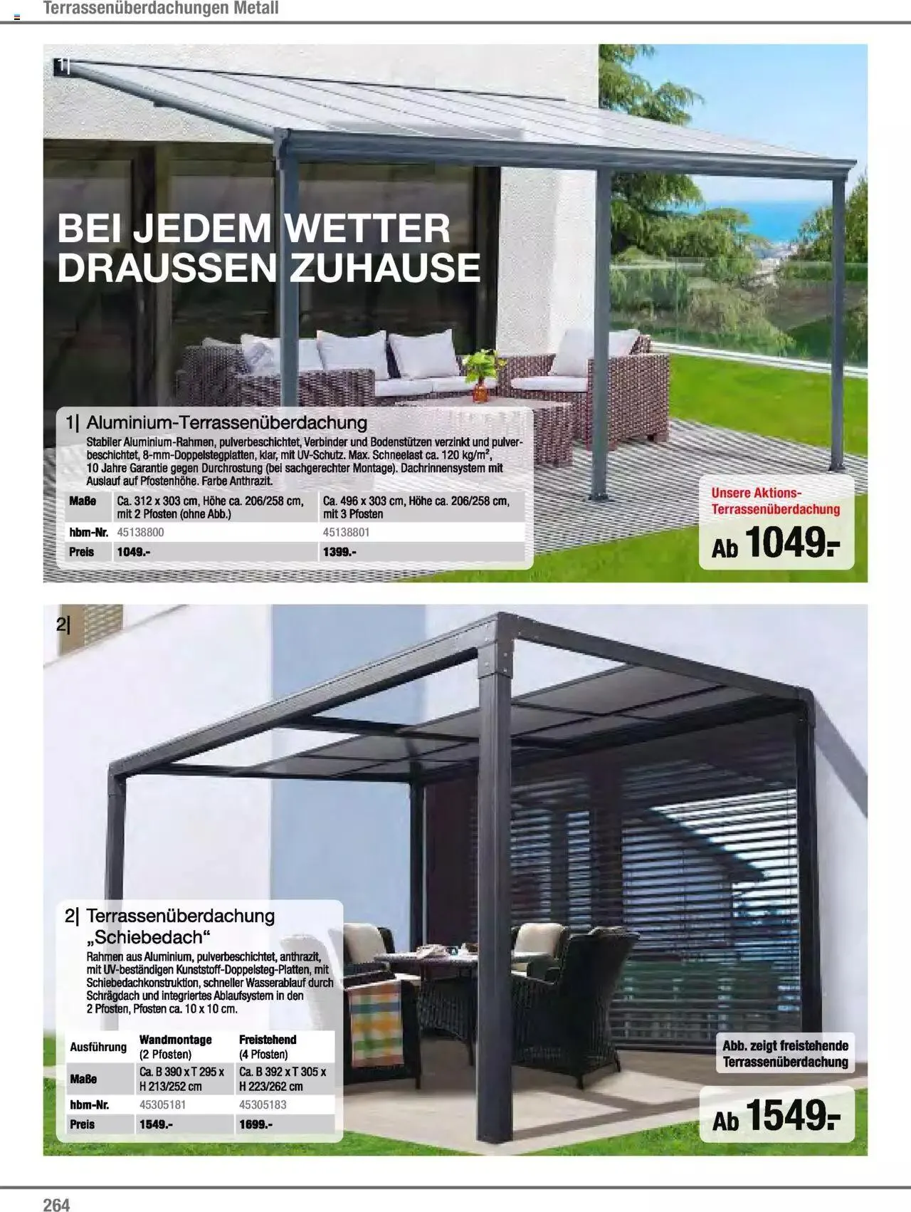 Hagebau Gartenjahr 2023 von 7. März bis 31. Dezember 2023 - Flugblätt seite 264