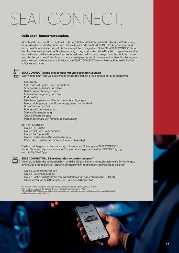 Seat Leon SP Kombi von 12. Februar bis 3. Februar 2026 - Flugblätt seite  17