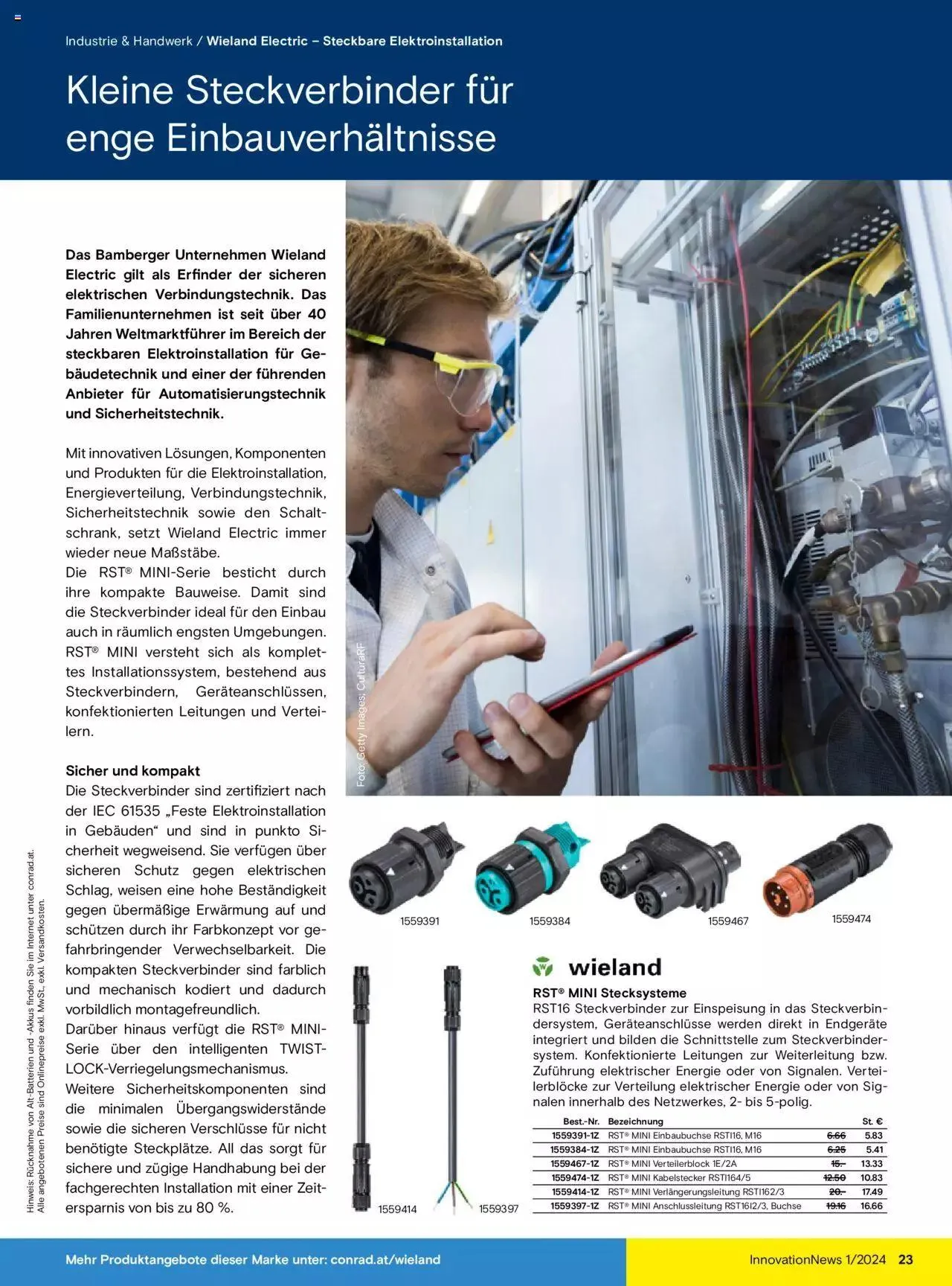 Conrad Innovation News von 27. Februar bis 31. Dezember 2024 - Flugblätt seite  23