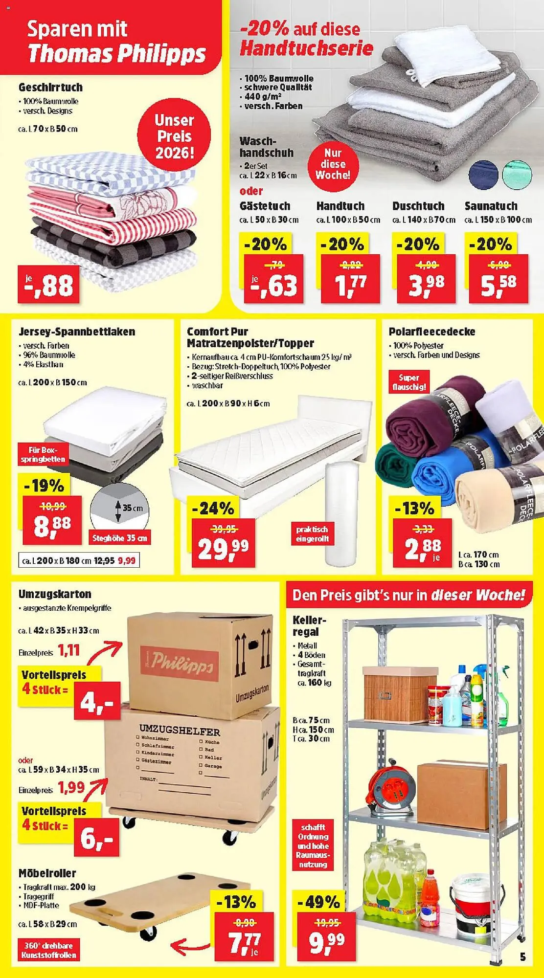 Thomas Philipps Prospekt von 5. Jänner bis 10. Jänner 2026 - Flugblätt seite  5