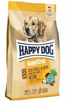 HAPPY DOG NaturCroq mit Geflügel, Reis 11 kg