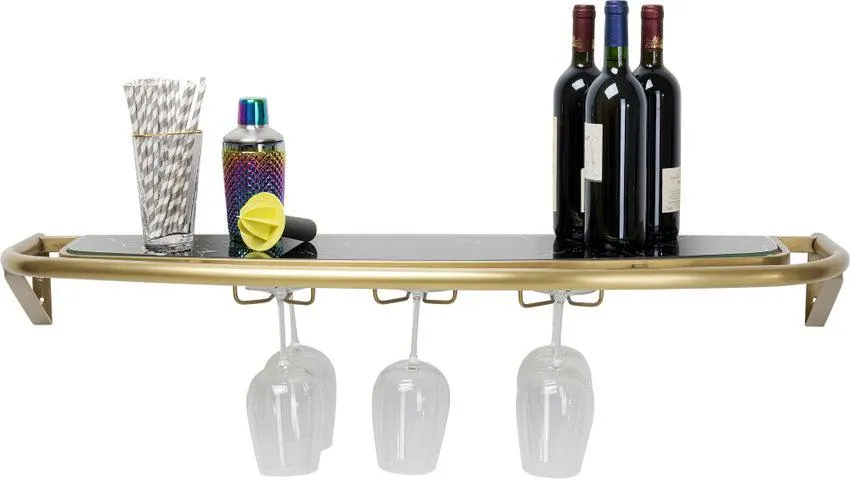 Wandregal Treviso Gold 120x10cm