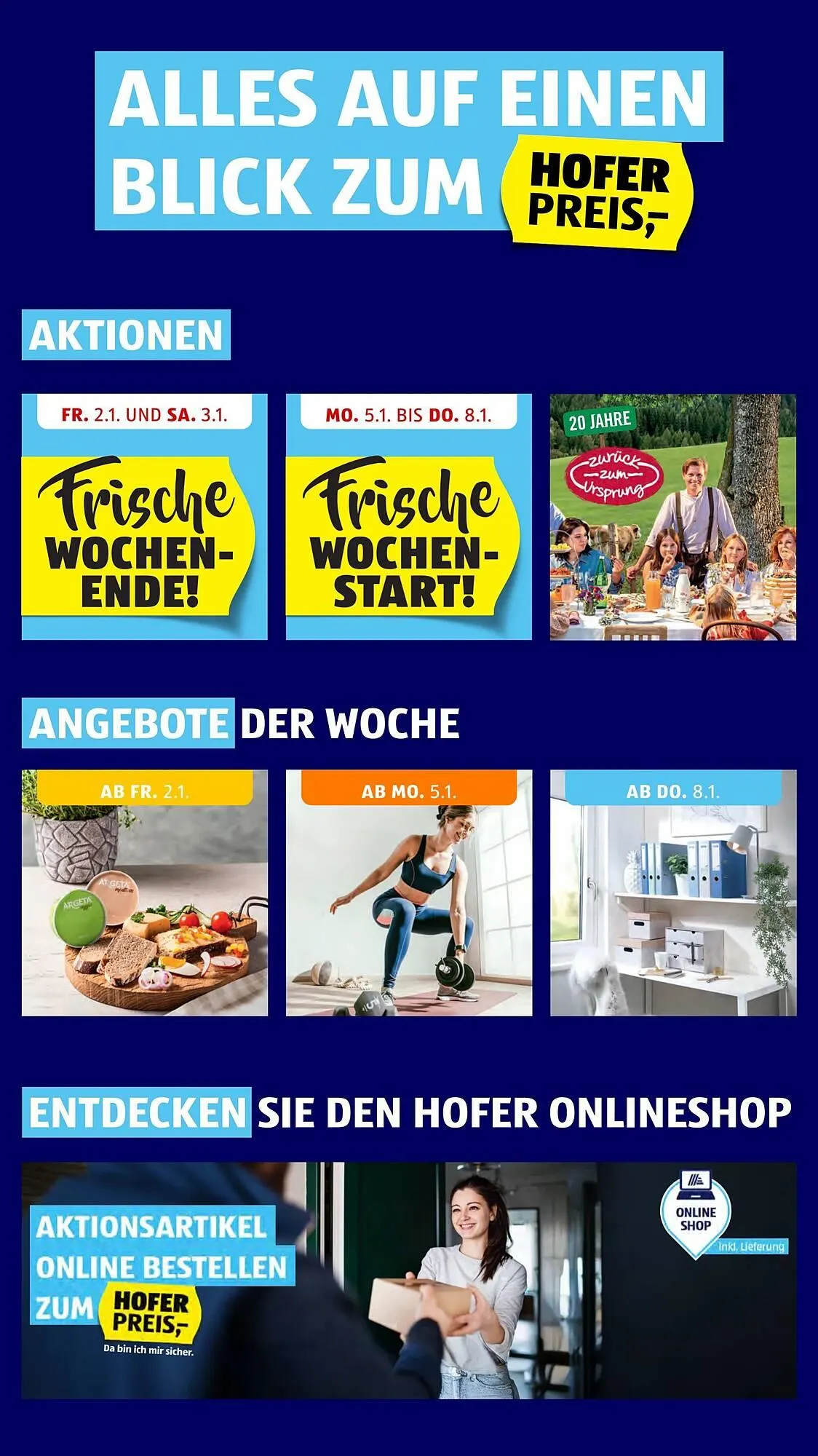 Hofer Flugblatt von 2. Jänner bis 9. Jänner 2026 - Flugblätt seite  2