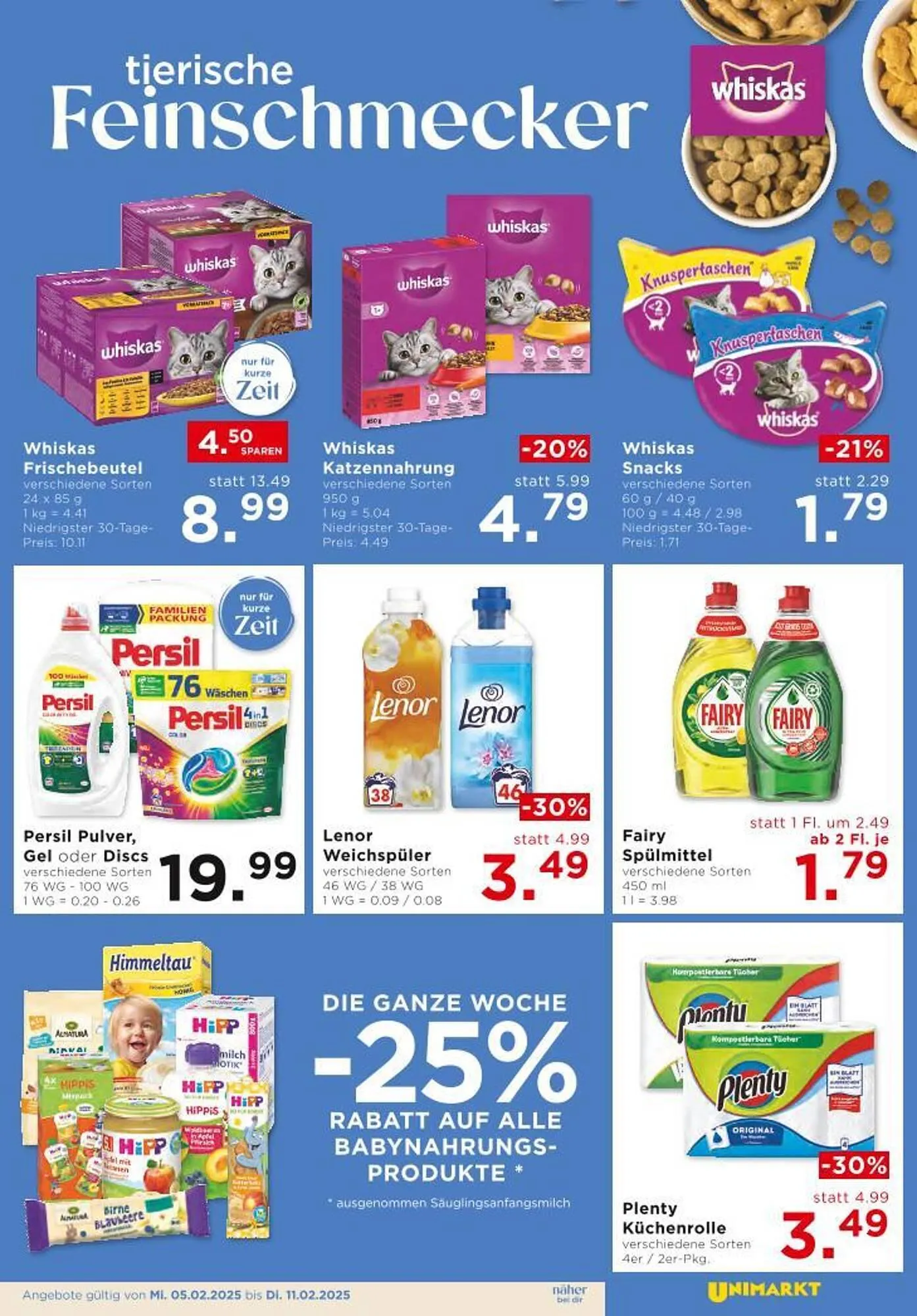 Unimarkt Flugblatt von 5. Februar bis 11. Februar 2025 - Flugblätt seite 15