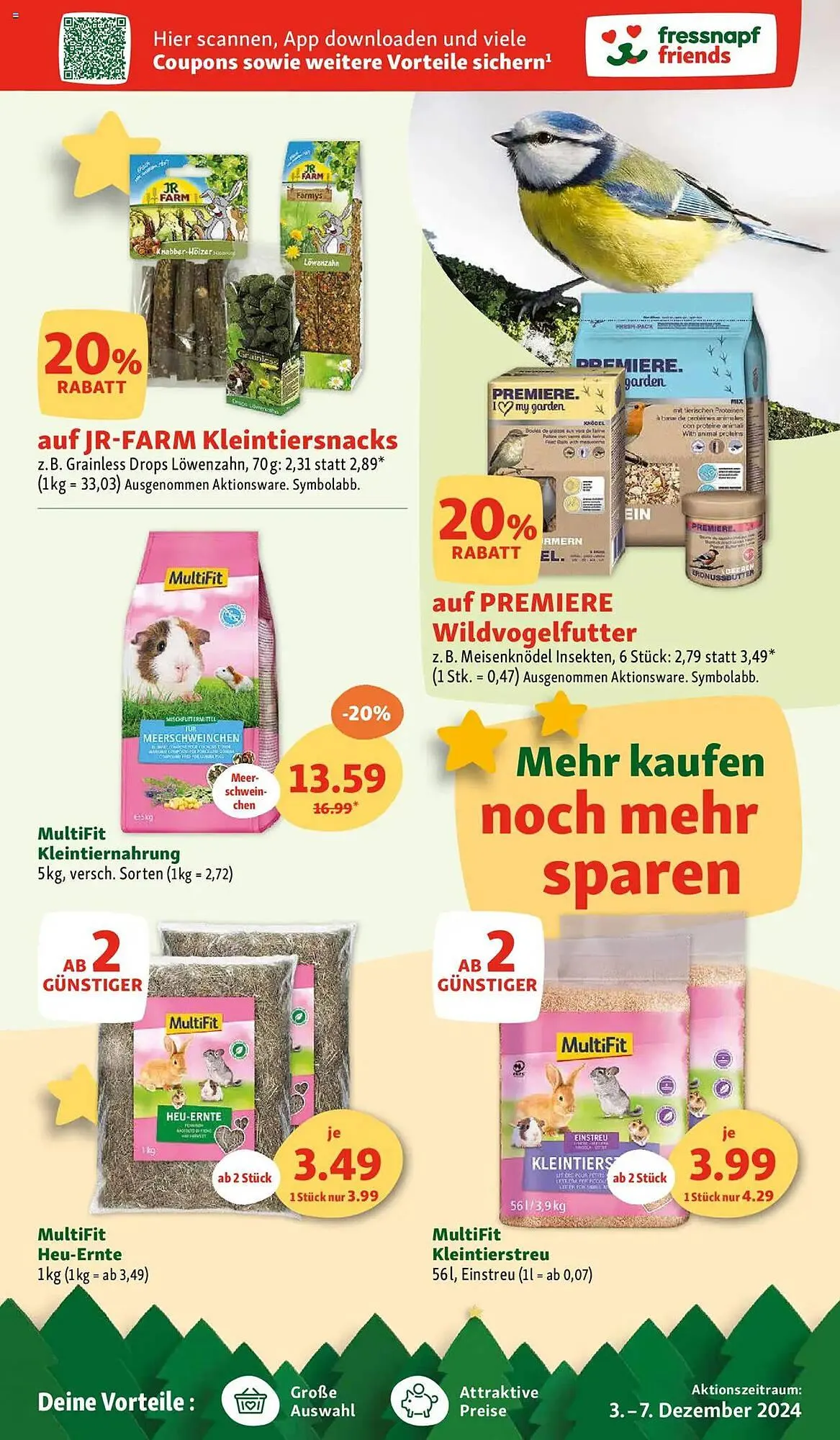 Fressnapf Flugblatt von 3. Dezember bis 7. Dezember 2024 - Flugblätt seite 7