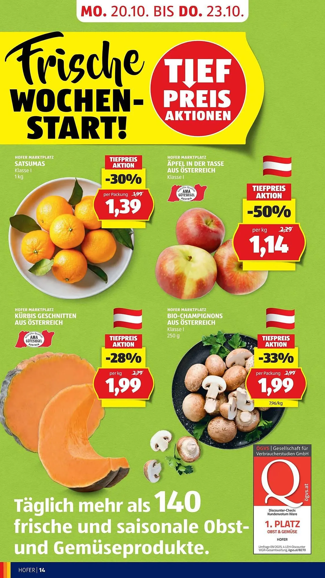 Hofer Flugblatt von 17. Oktober bis 23. Oktober 2025 - Flugblätt seite  16
