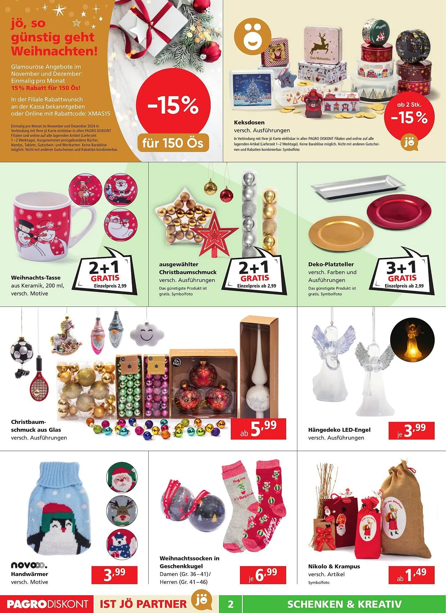 Pagro Diskont Flugblatt von 14. November bis 27. November 2024 - Flugblätt seite 2