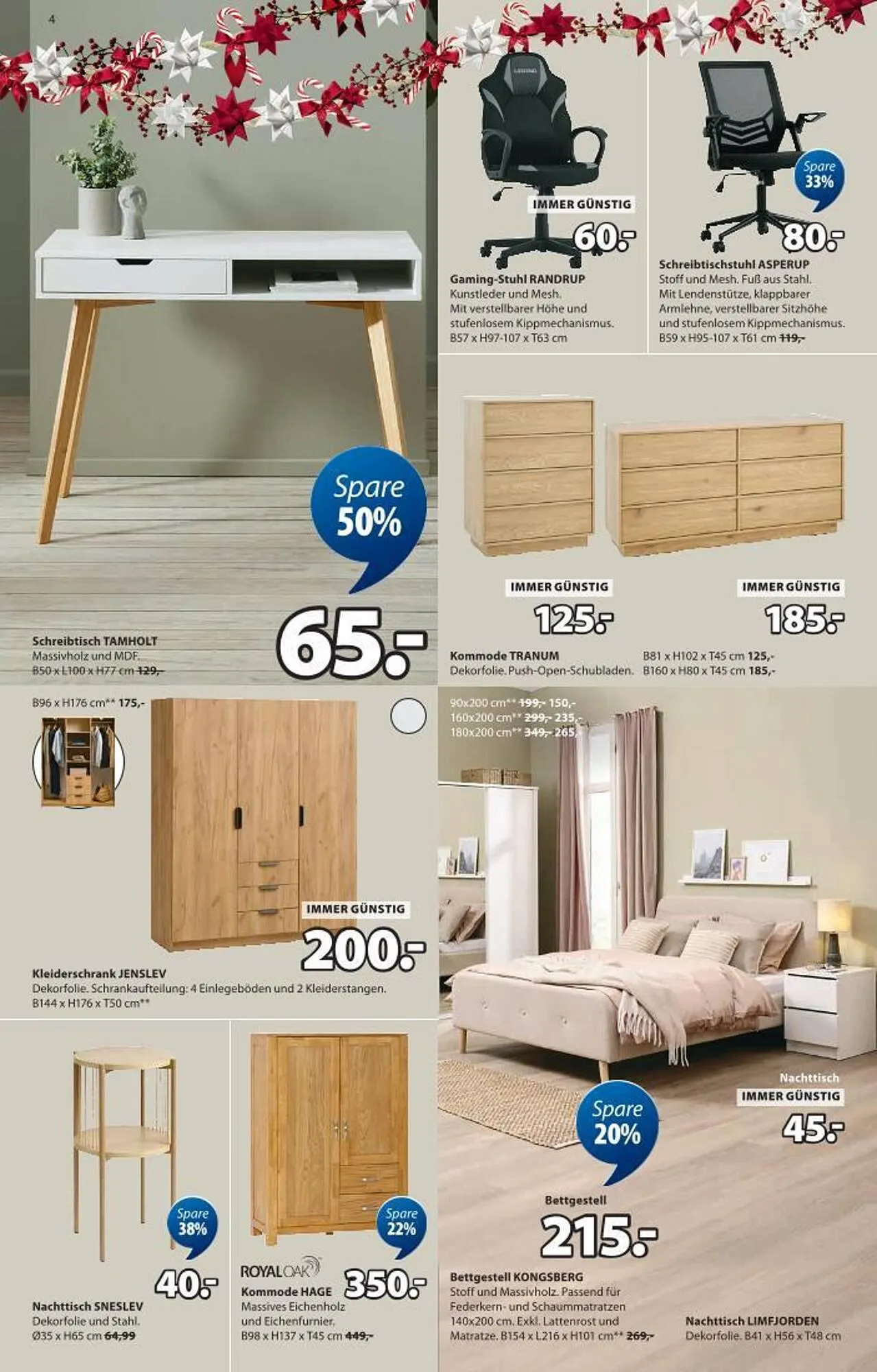 JYSK Flugblatt von 27. Oktober bis 2. Dezember 2025 - Flugblätt seite 4