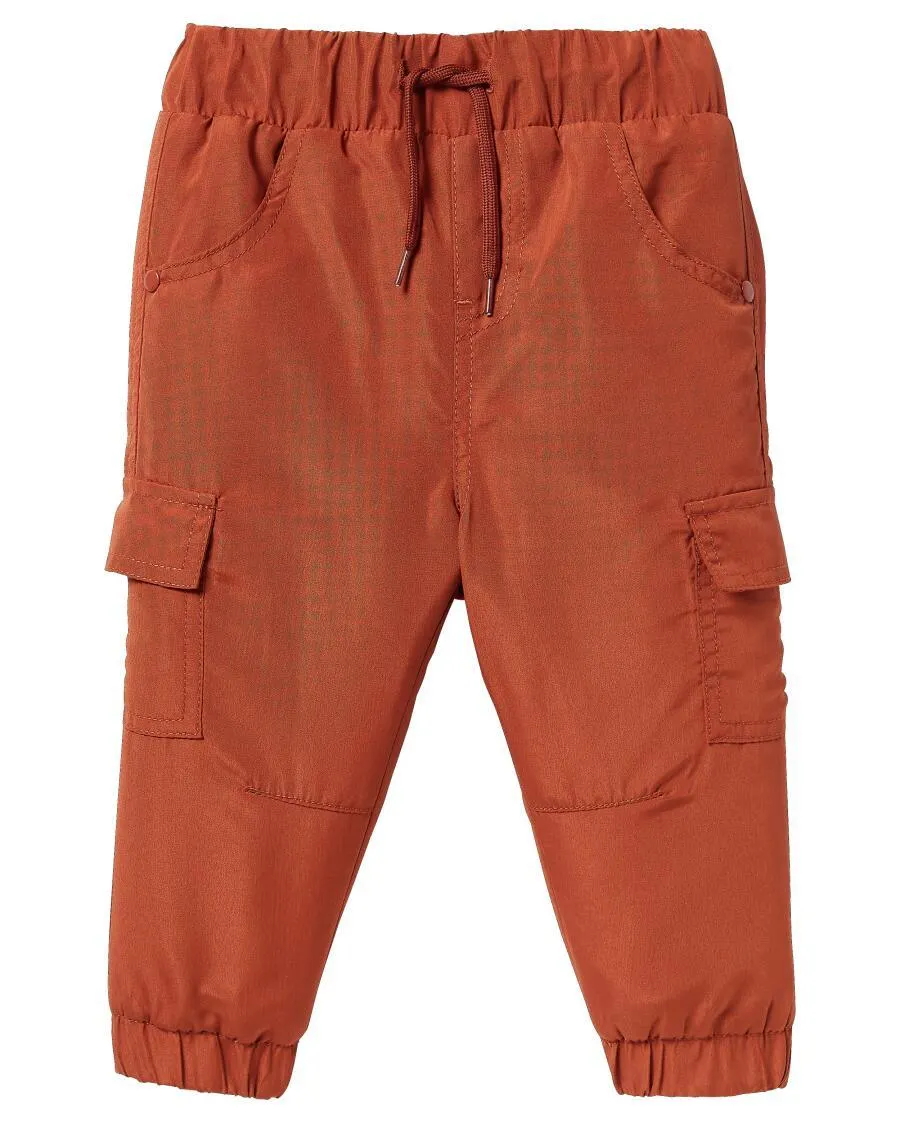 Thermohose im Cargo-Style Teddykopf Baby, elastischer Bund