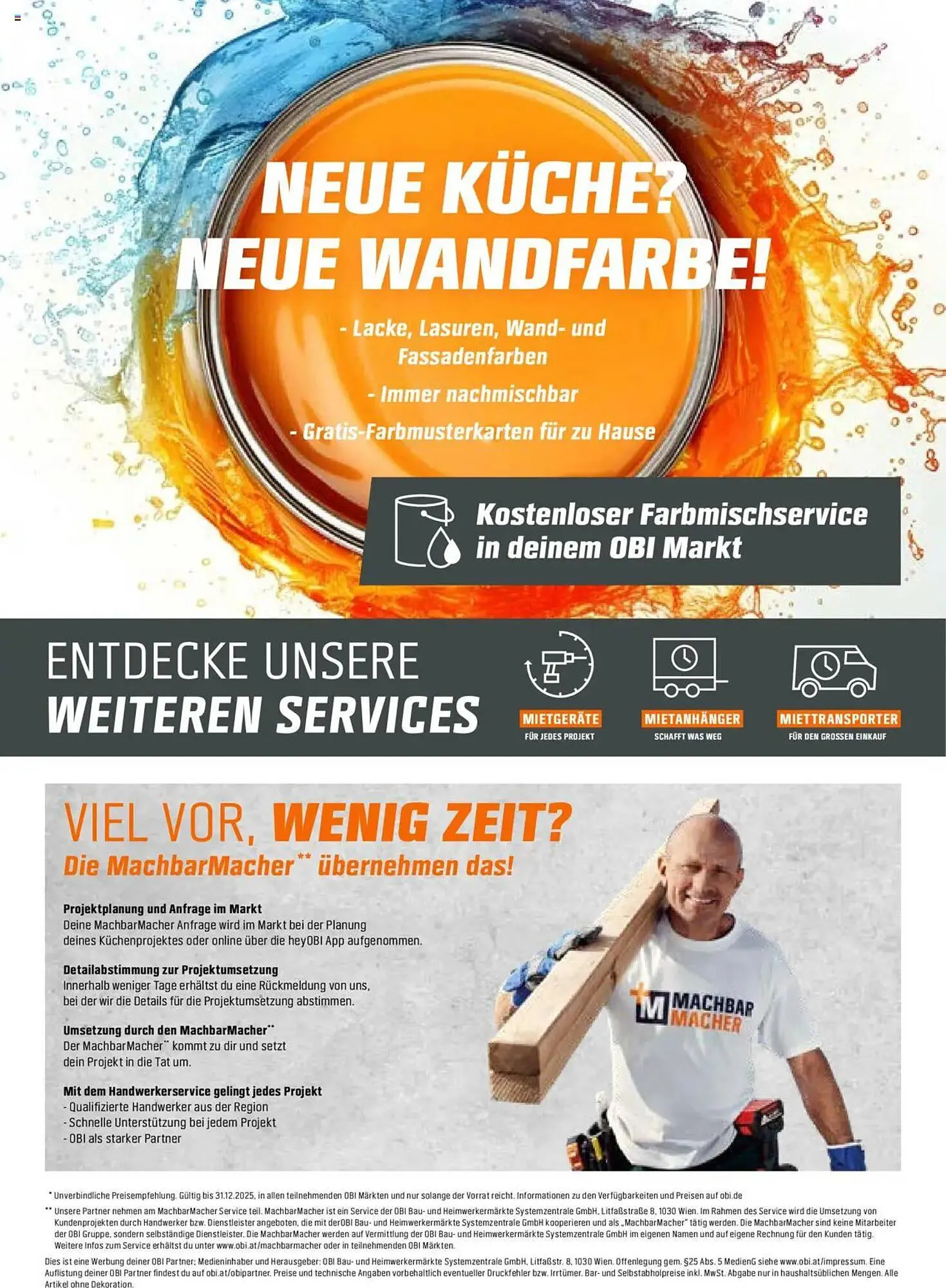 OBI Flugblatt von 30. Juli bis 31. Dezember 2025 - Flugblätt seite 24