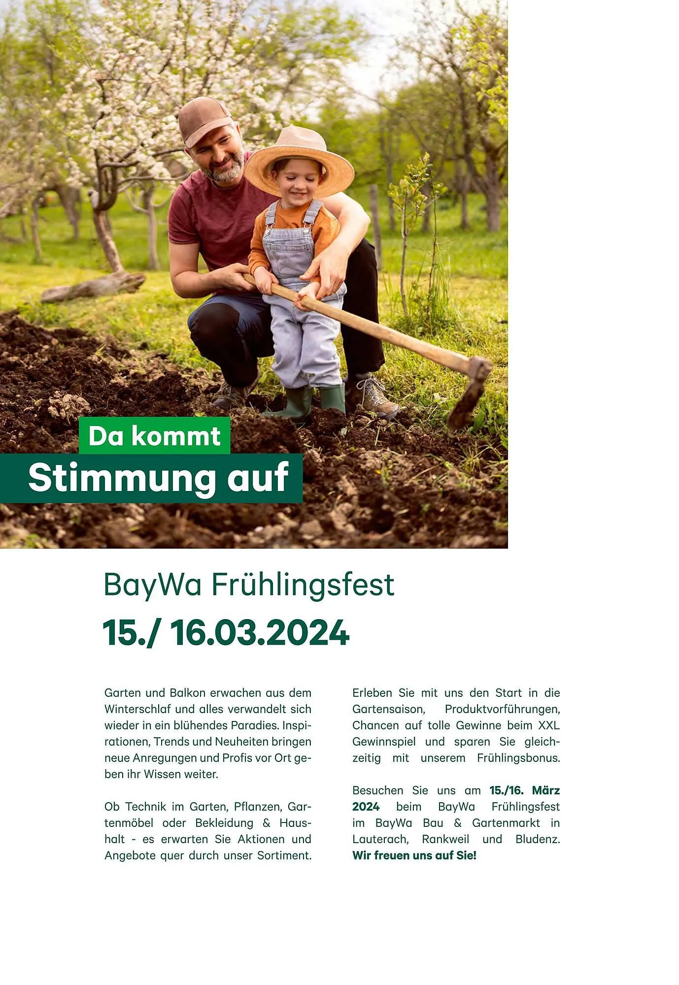BayWa Flugblatt von 14. März bis 30. März 2024 - Flugblätt seite 2