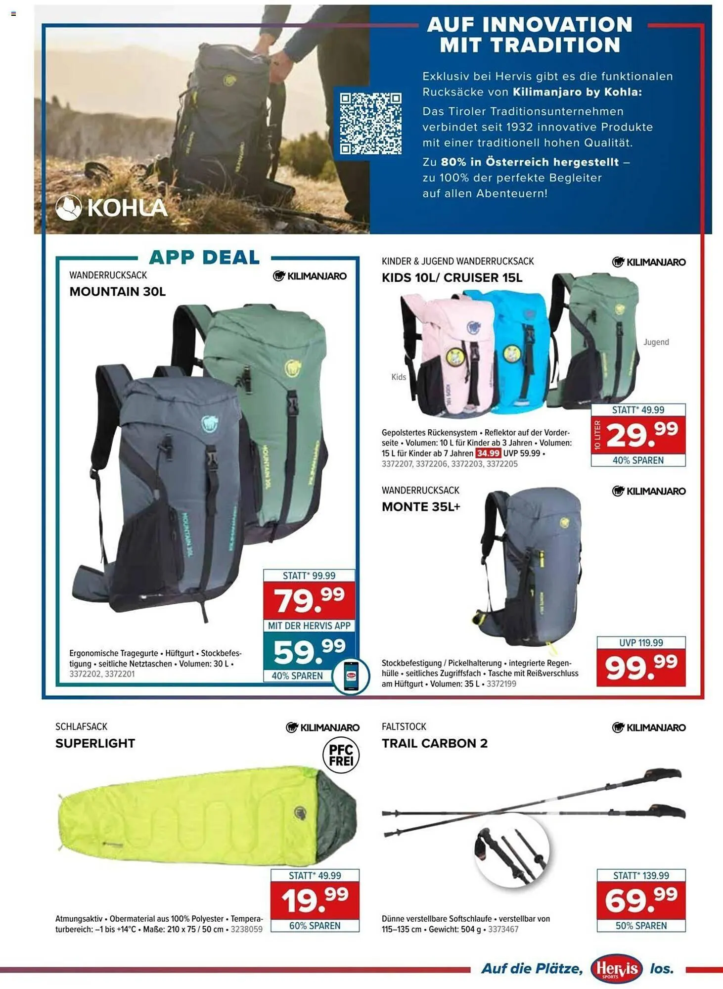 Hervis Flugblatt von 22. April bis 28. April 2024 - Flugblätt seite 3