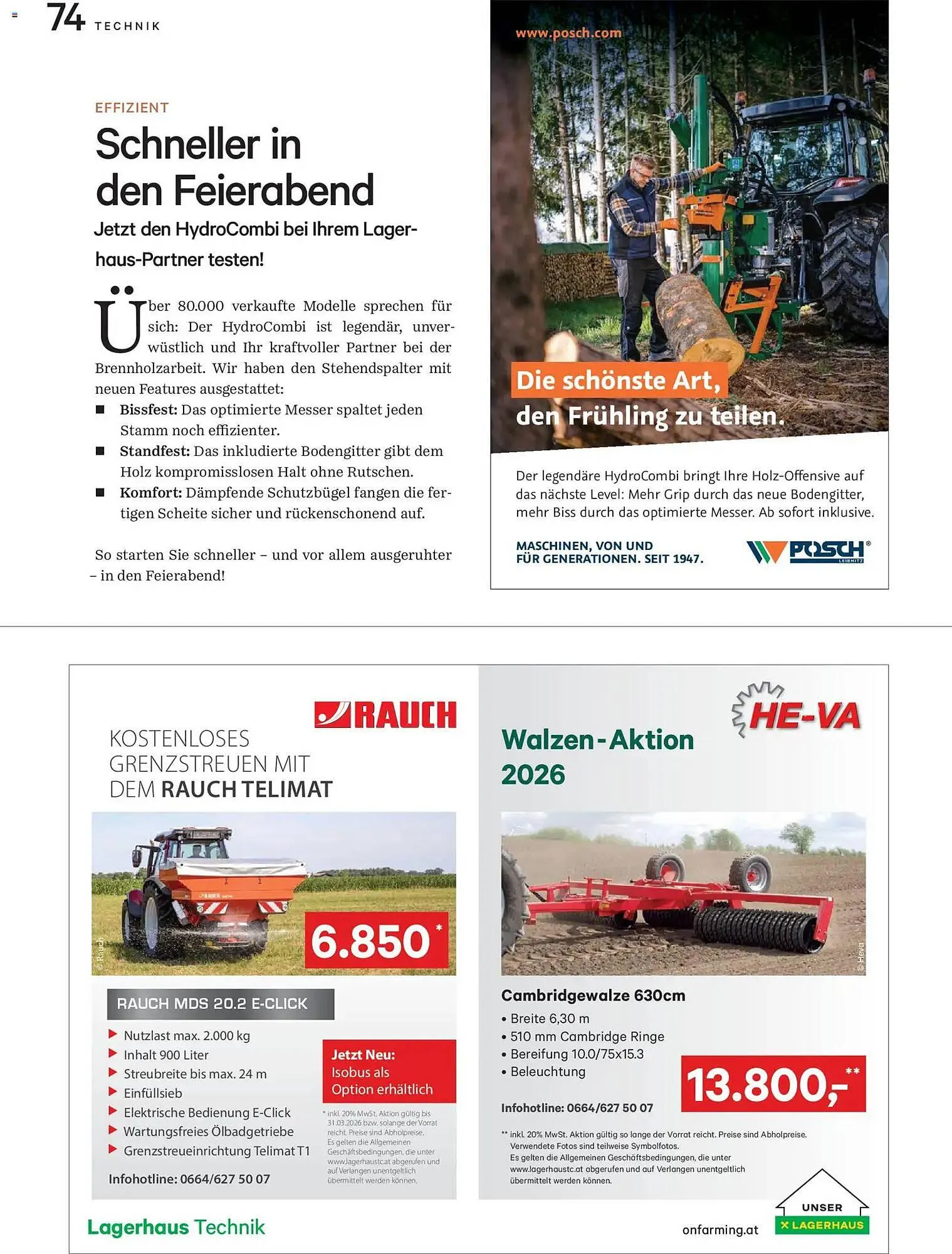 Lagerhaus Flugblatt von 2. März bis 31. März 2026 - Flugblätt seite  74