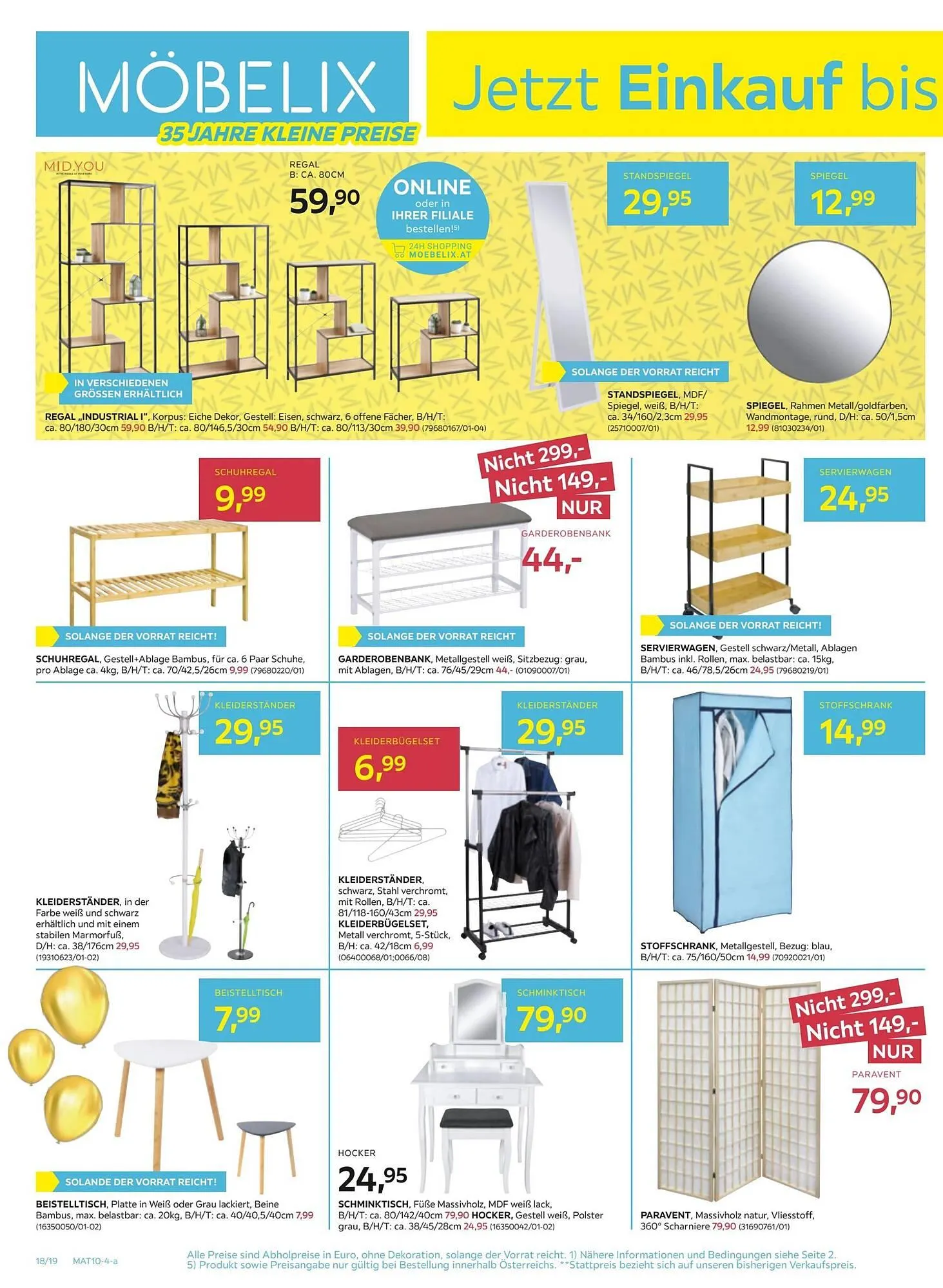 Möbelix Flugblatt von 30. September bis 9. Oktober 2024 - Flugblätt seite 18