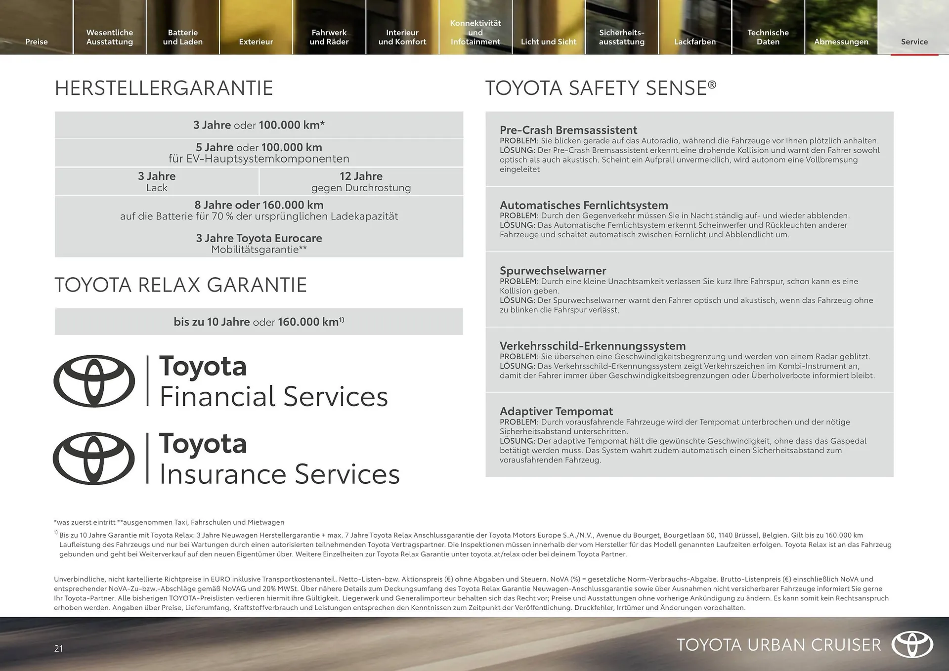 Toyota Flugblatt von 1. April bis 30. April 2026 - Flugblätt seite  21