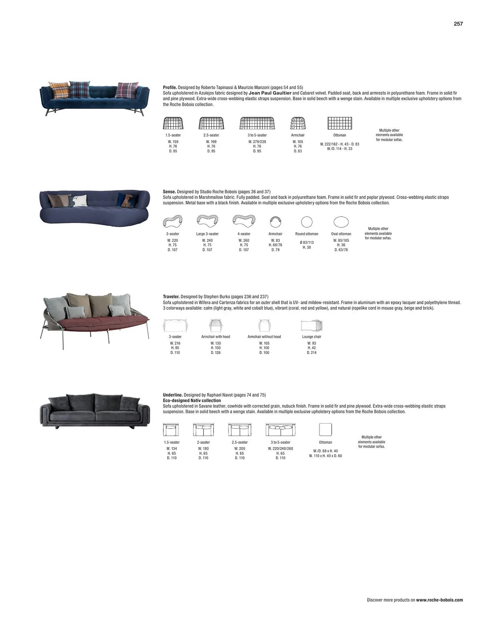 Roche Bobois Flugblatt von 9. Jänner bis 6. Jänner 2026 - Flugblätt seite  259