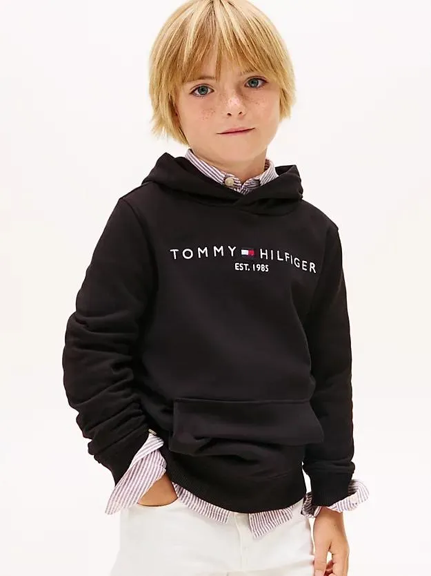 Essential Logo-Hoodie aus reiner Baumwolle