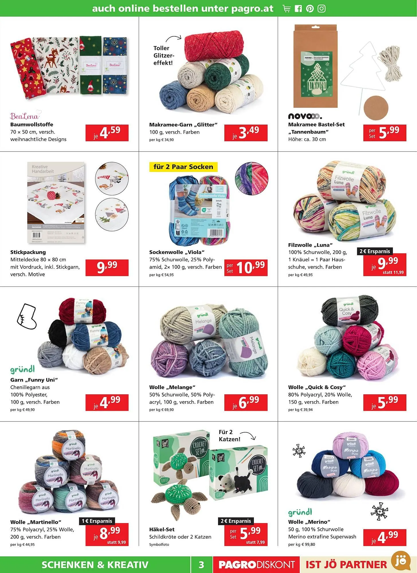 Pagro Diskont Flugblatt von 14. November bis 27. November 2024 - Flugblätt seite 3