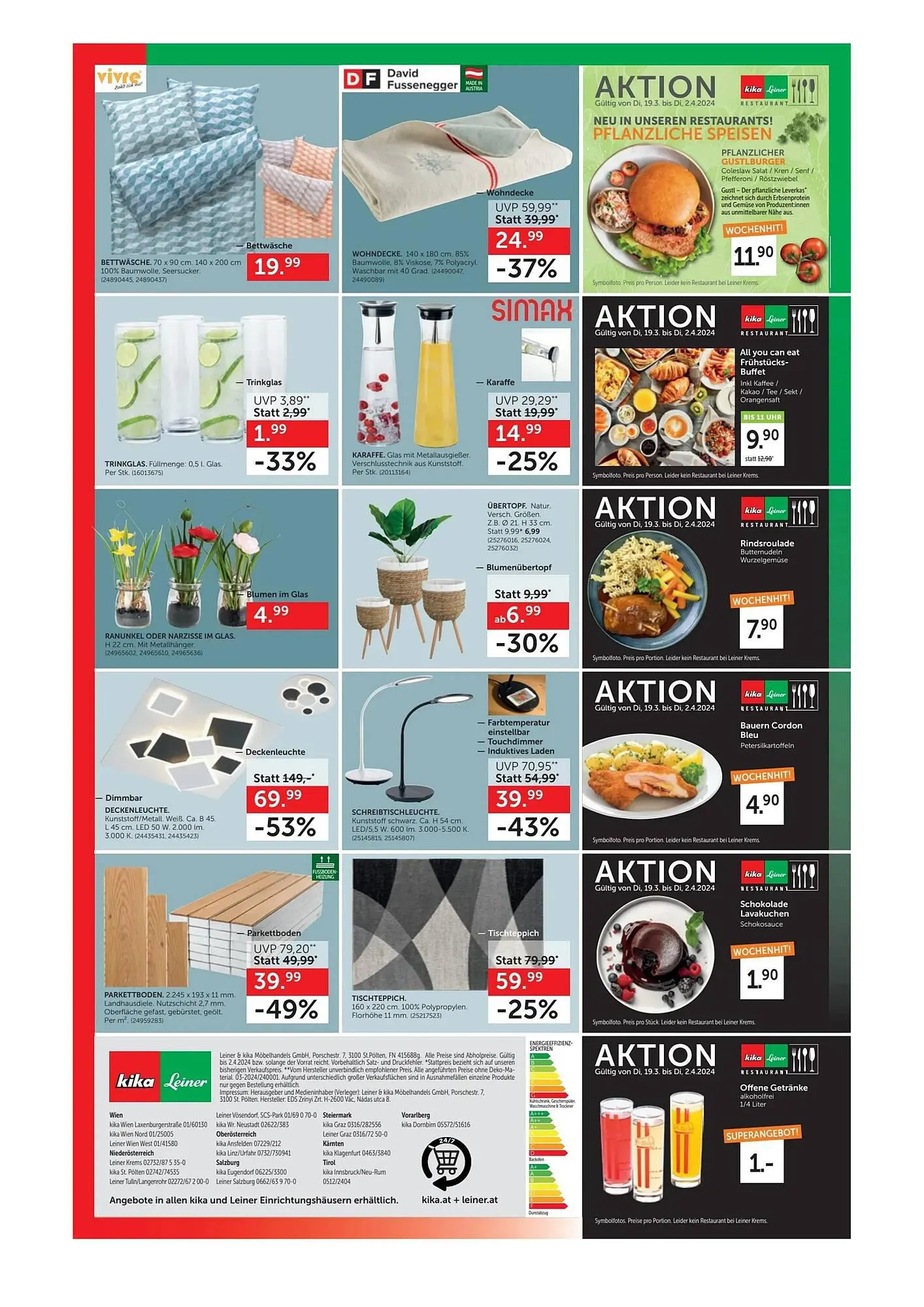 Leiner Flugblatt von 19. März bis 2. April 2024 - Flugblätt seite  8