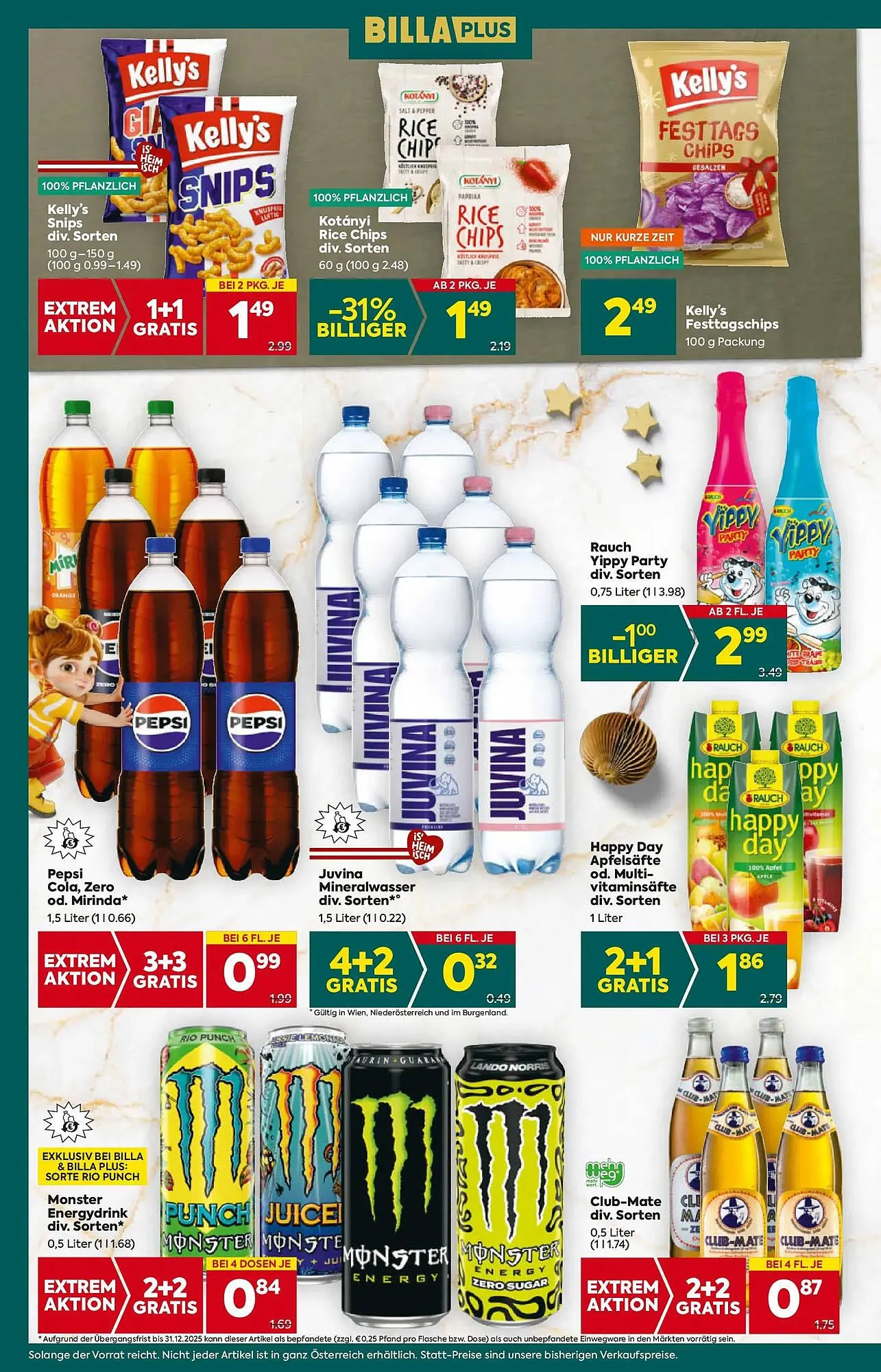 Billa Flugblatt von 4. Dezember bis 10. Dezember 2025 - Flugblätt seite  18