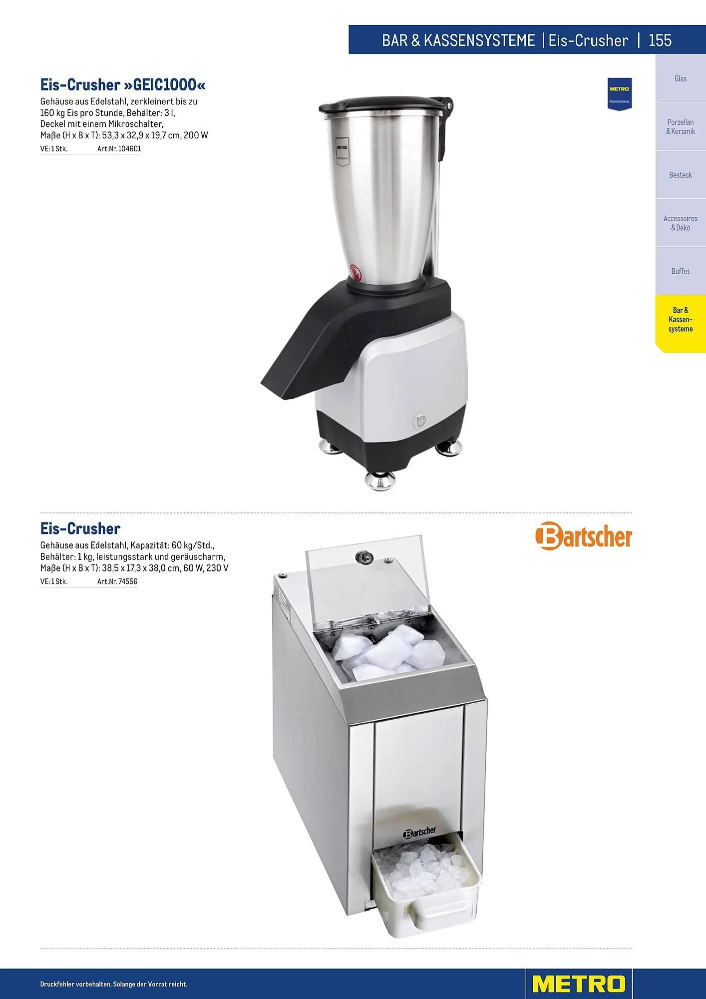 Metro Flugblatt von 25. März bis 31. Dezember 2026 - Flugblätt seite  155