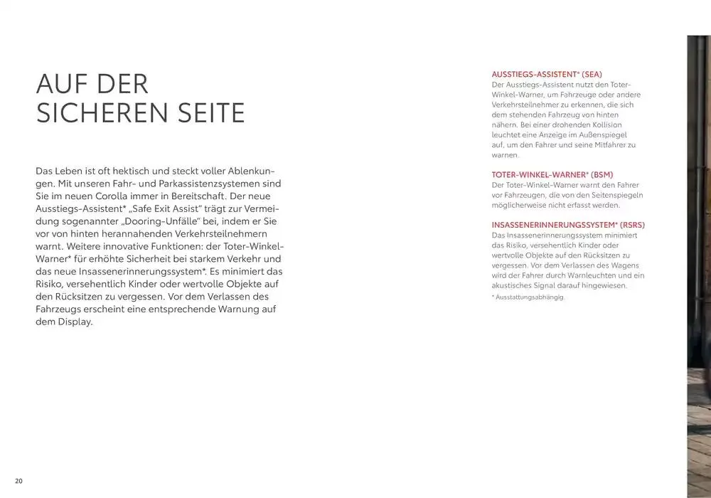 Toyota Corolla von 7. Dezember bis 7. Dezember 2025 - Flugblätt seite  20
