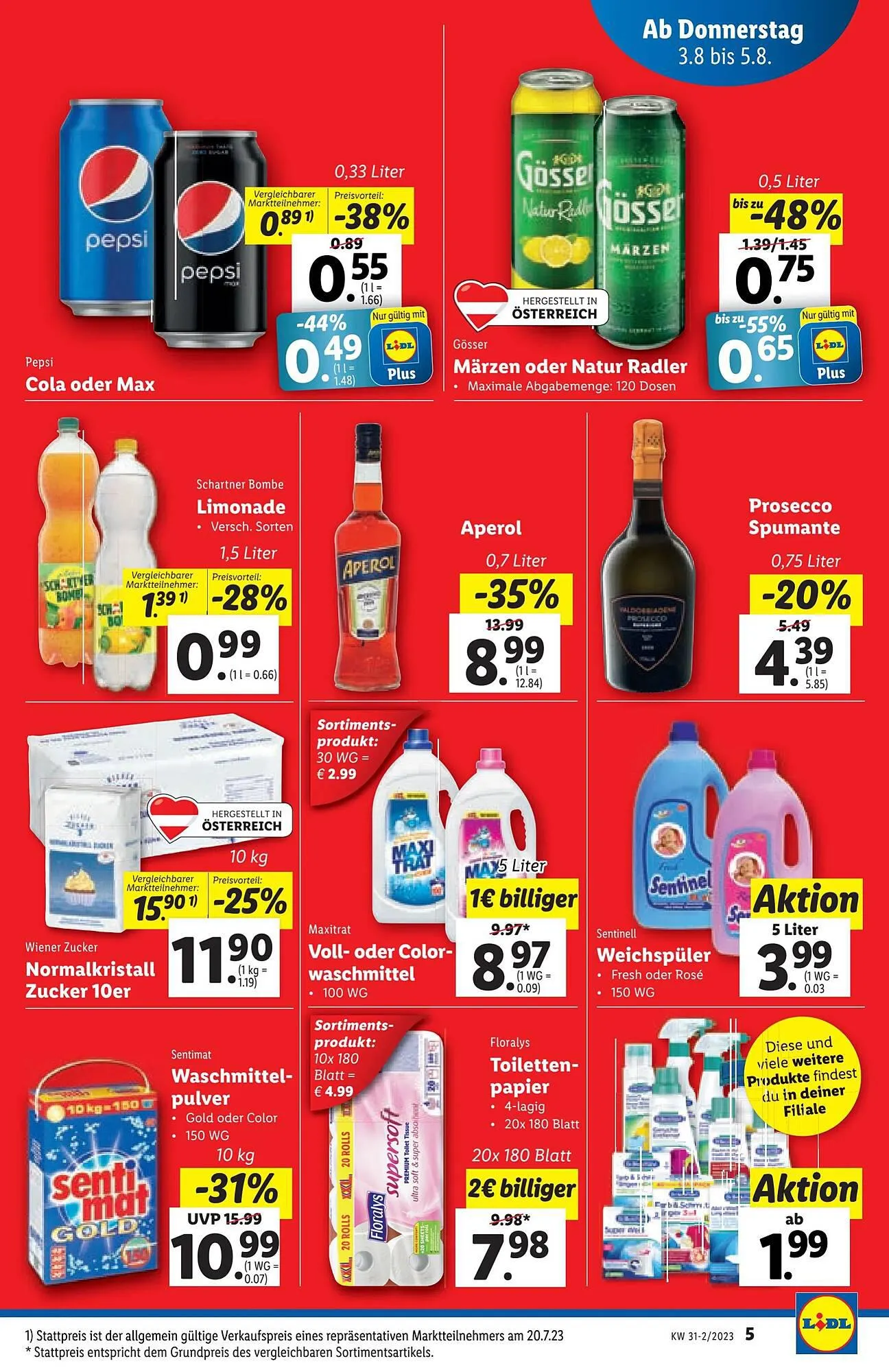 Lidl Flugblatt von 2. August bis 9. August 2023 - Flugblätt seite 5
