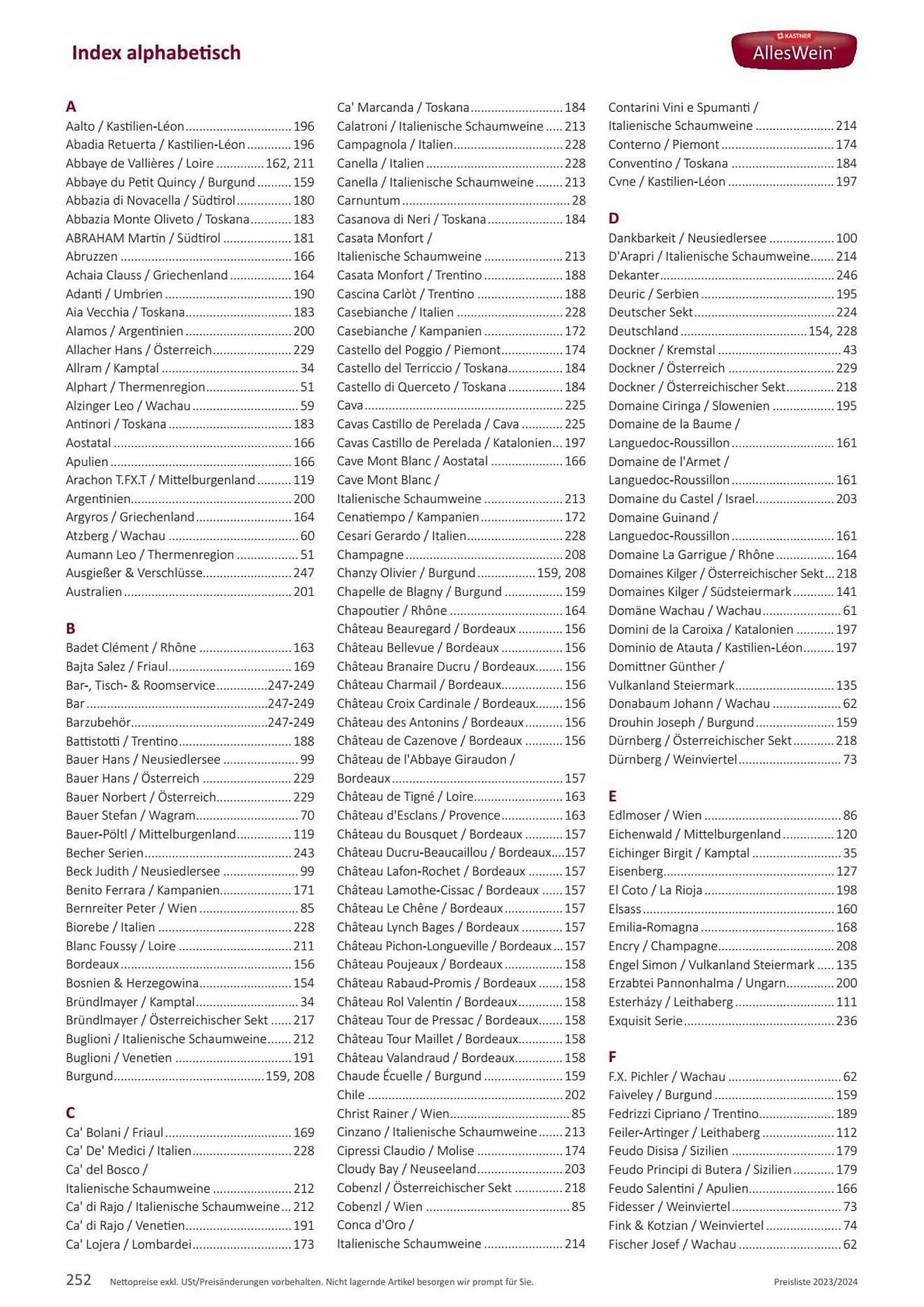 Kastner Flugblatt von 1. Juli bis 30. Dezember 2024 - Flugblätt seite 254