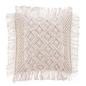 Dekokissen MACRAMÈ Zickzack