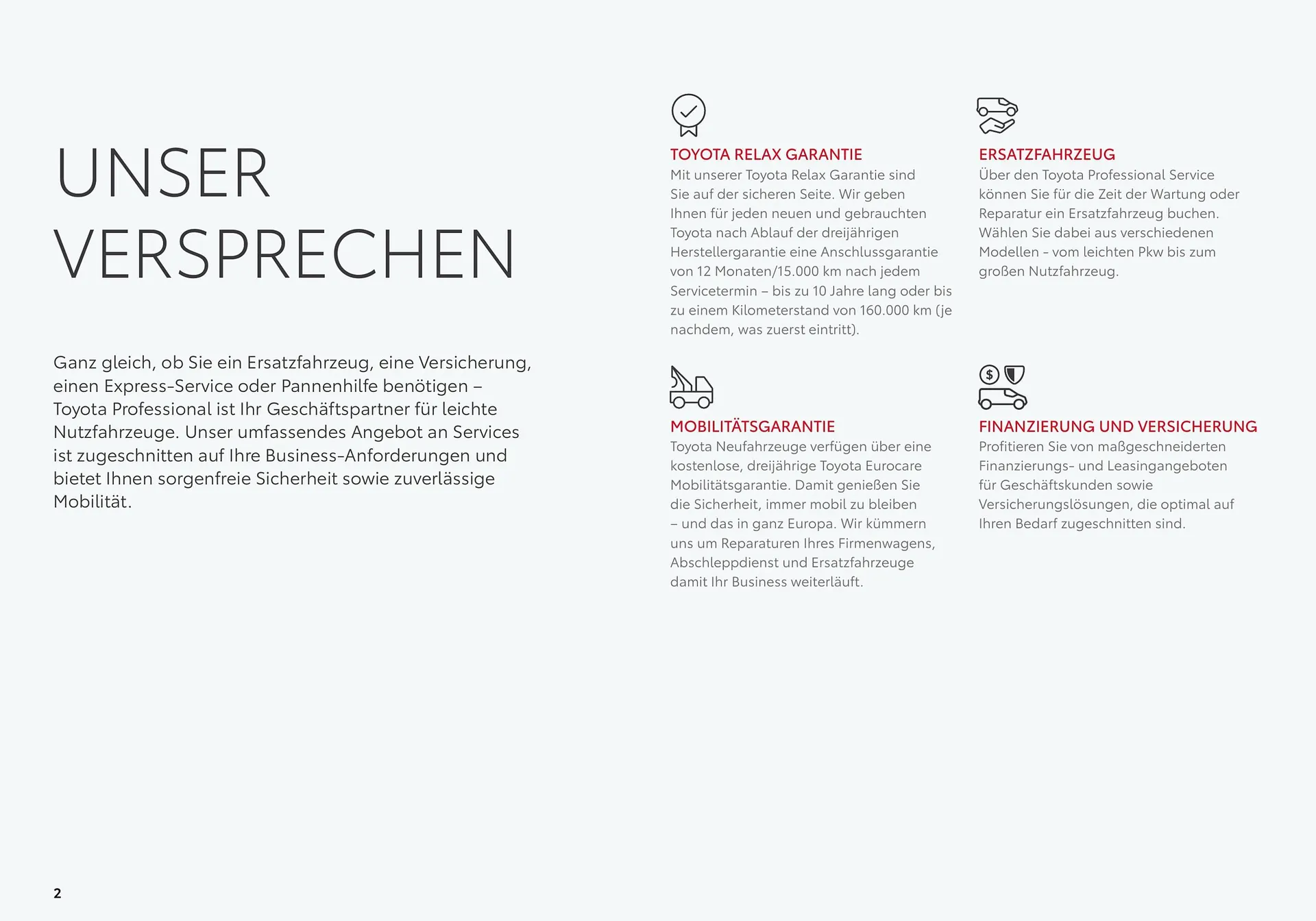 Toyota Flugblatt von 1. April bis 20. Oktober 2026 - Flugblätt seite  2