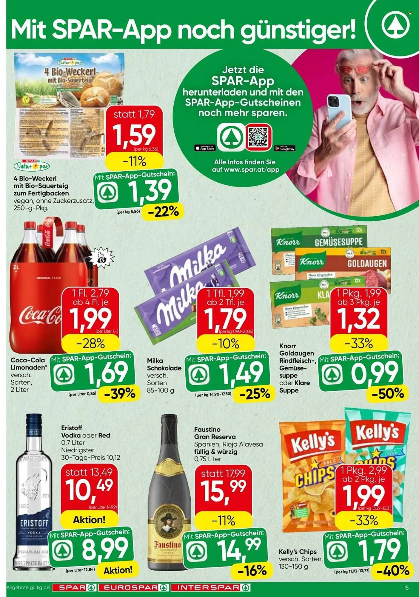 Eurospar Flugblatt von 23. Oktober bis 5. November 2025 - Flugblätt seite  15