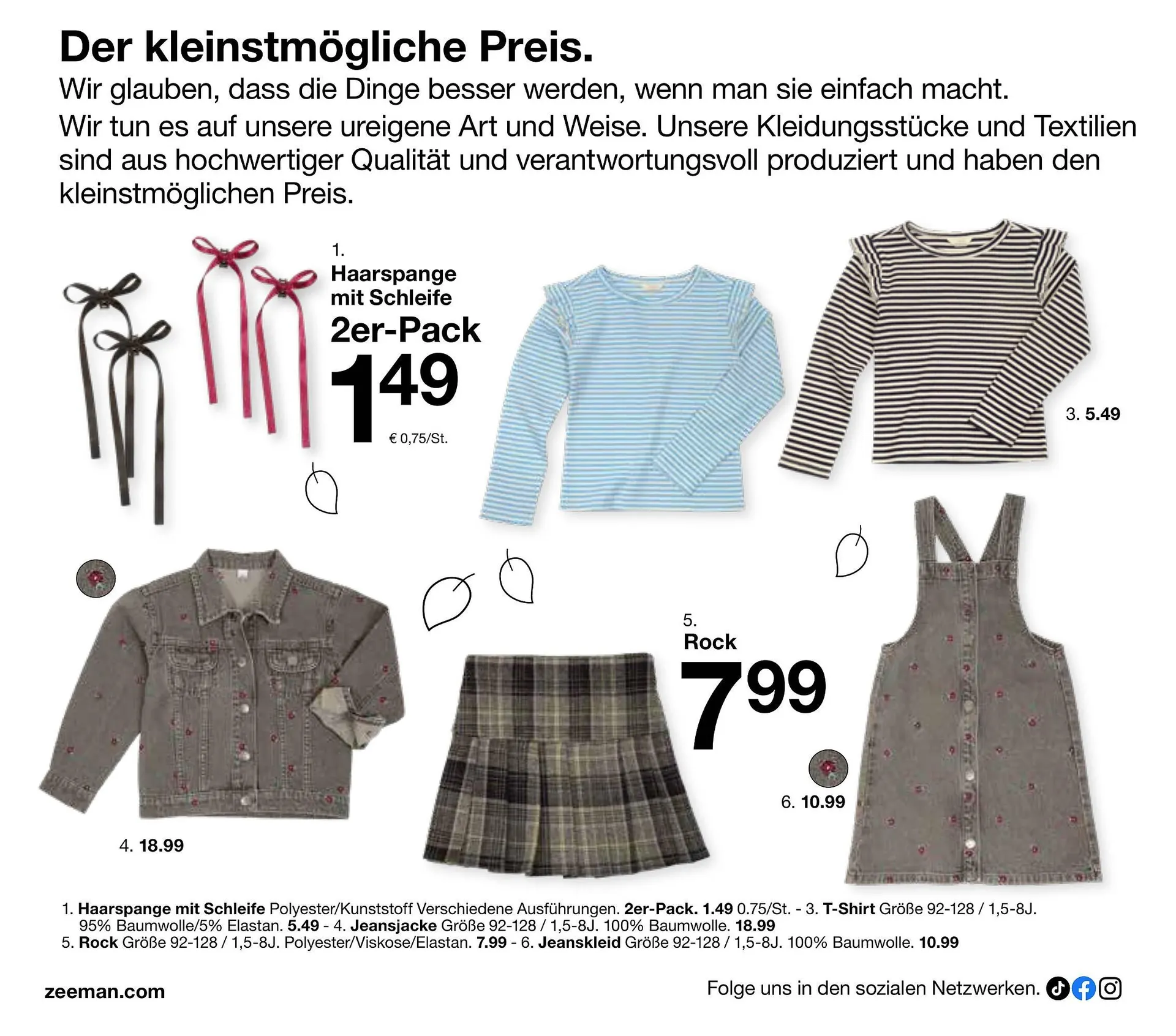 Zeeman Flugblatt von 18. Juli bis 30. November 2025 - Flugblätt seite 32