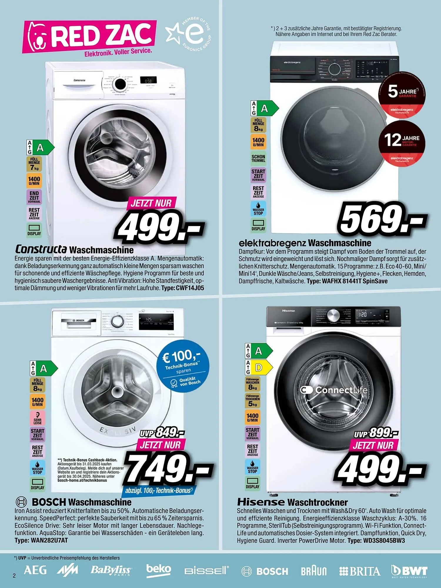Red Zac Flugblatt von 29. Dezember bis 16. Jänner 2025 - Flugblätt seite 2