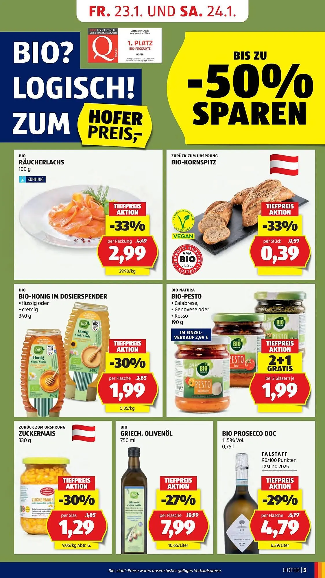 Hofer Flugblatt von 23. Jänner bis 30. Jänner 2026 - Flugblätt seite  7