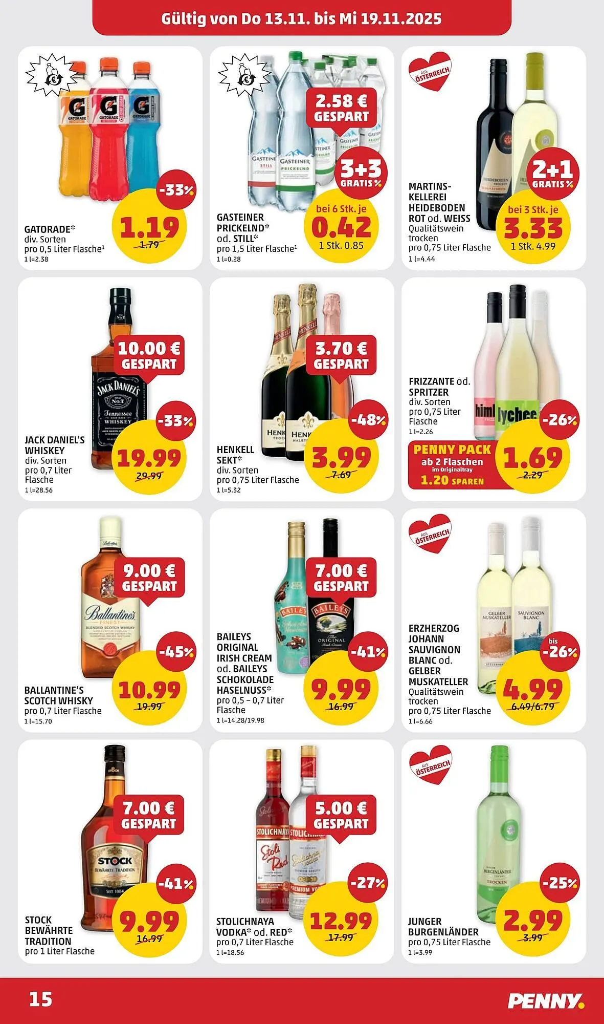 PENNY Flugblatt von 13. November bis 19. November 2025 - Flugblätt seite  15