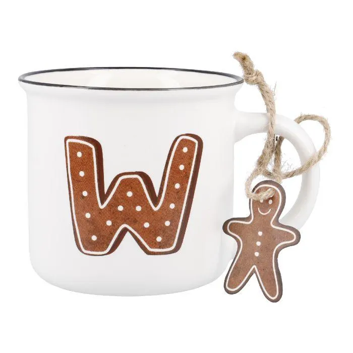 Becher Buchstabe/Lebkuchen, W, 380 ml