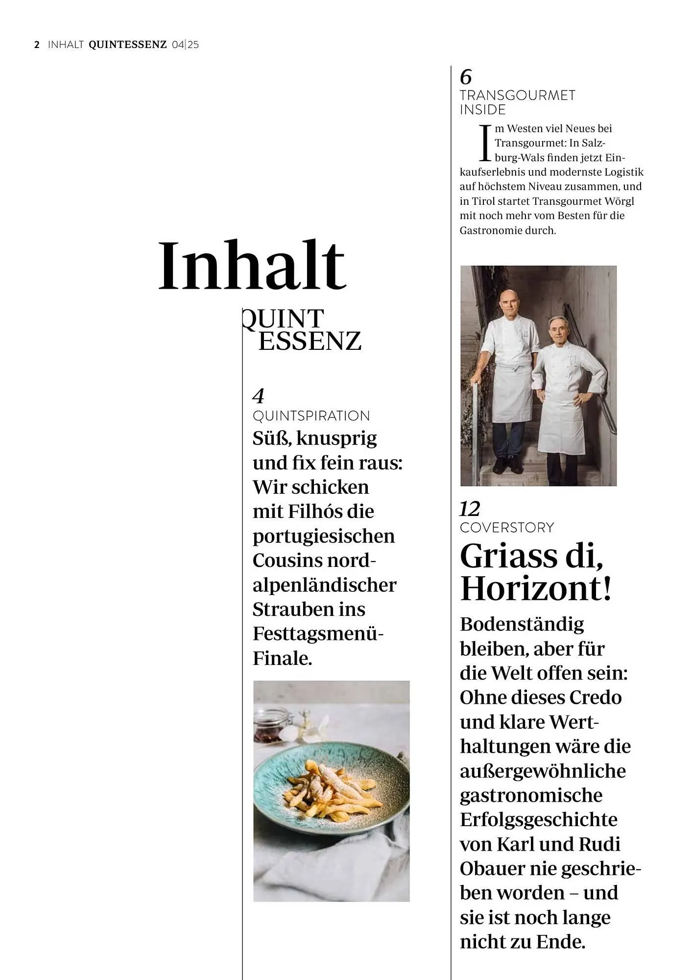 Transgourmet Flugblatt von 13. November bis 31. Dezember 2025 - Flugblätt seite  4